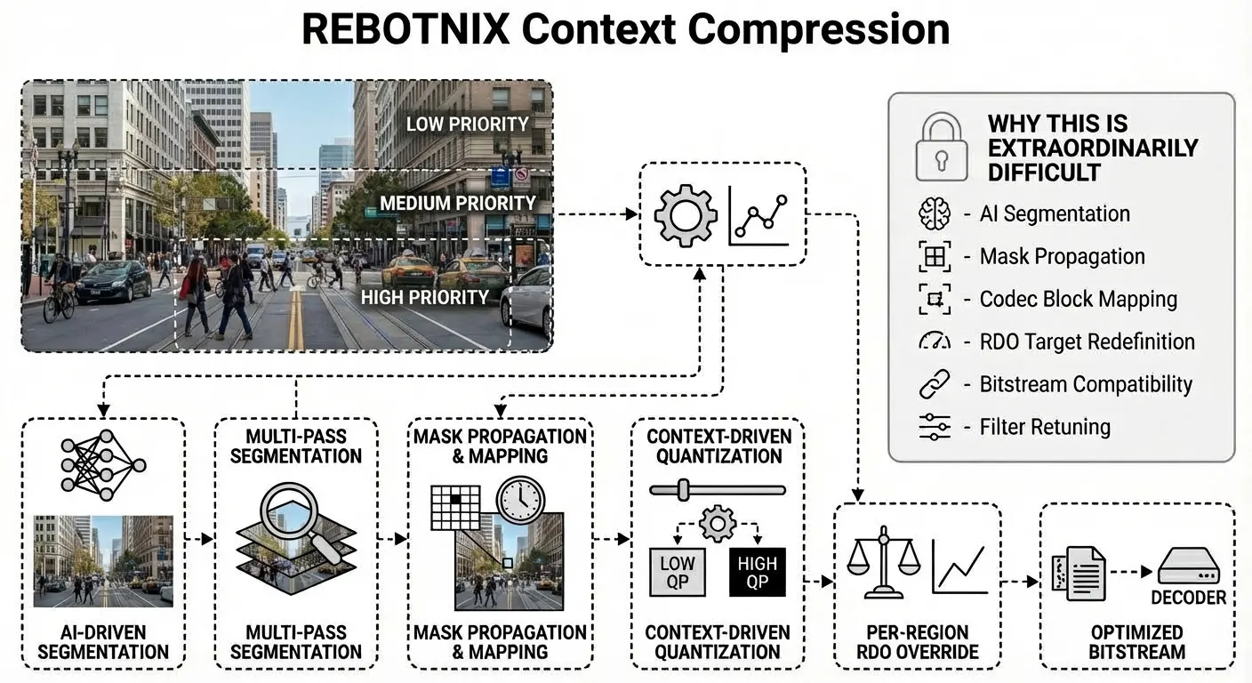 Diagram showing context processing
