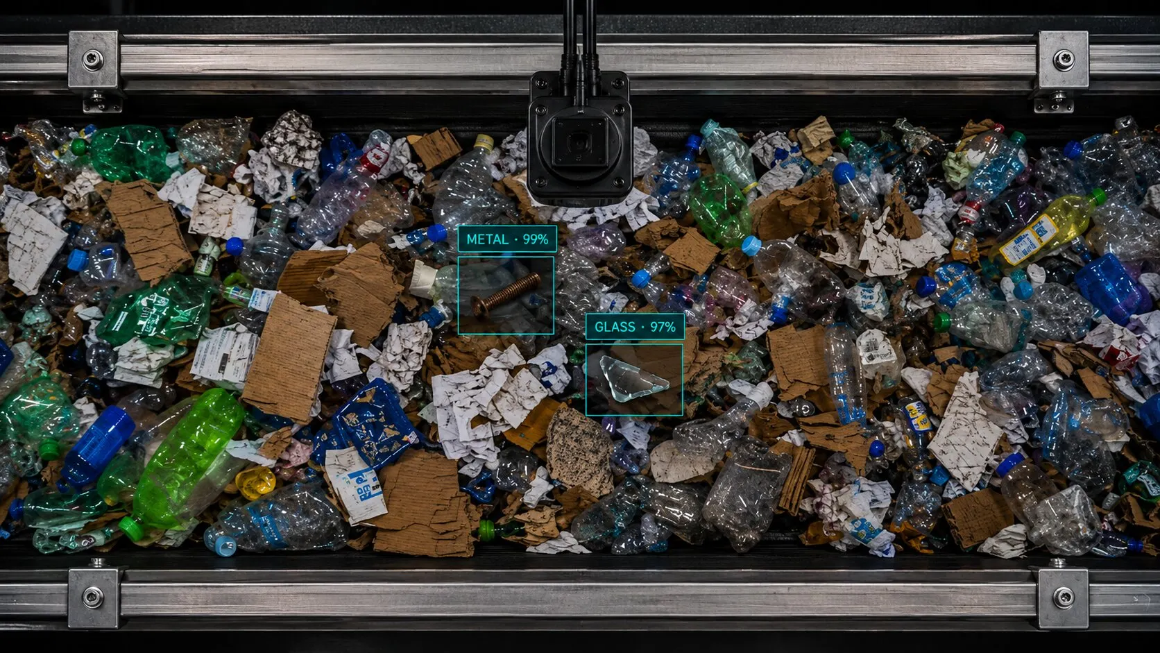 Visual detection on a conveyor
