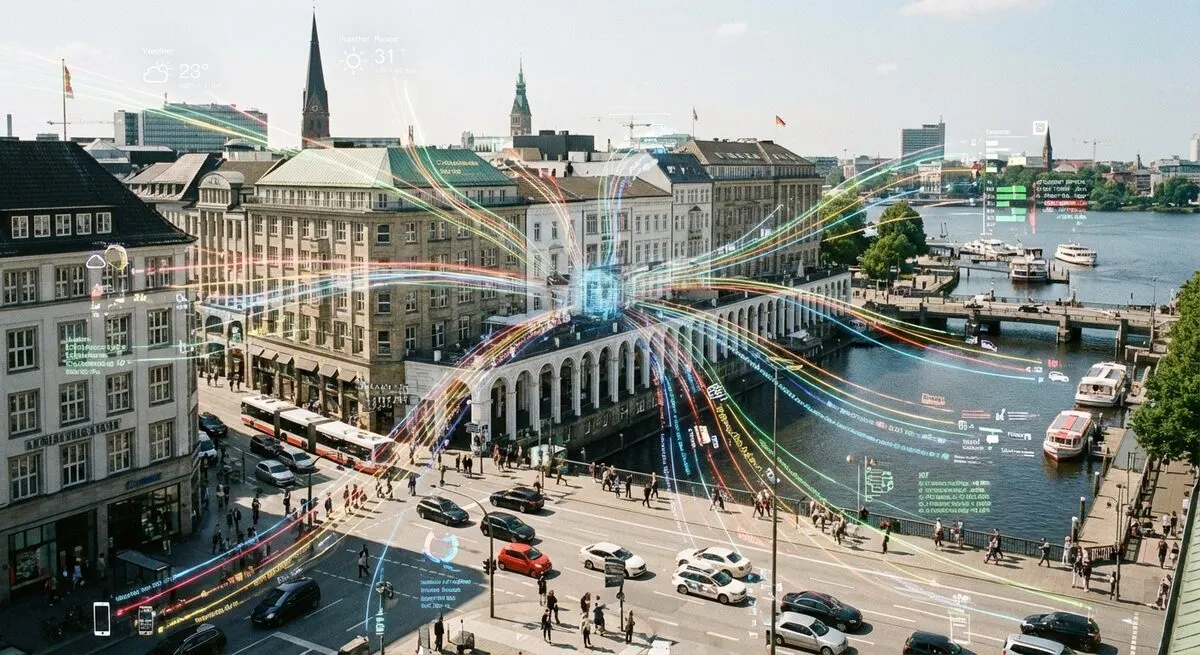 Refuse truck in the city: AI detects road damage, roadworks, traffic signs and illegal dumping