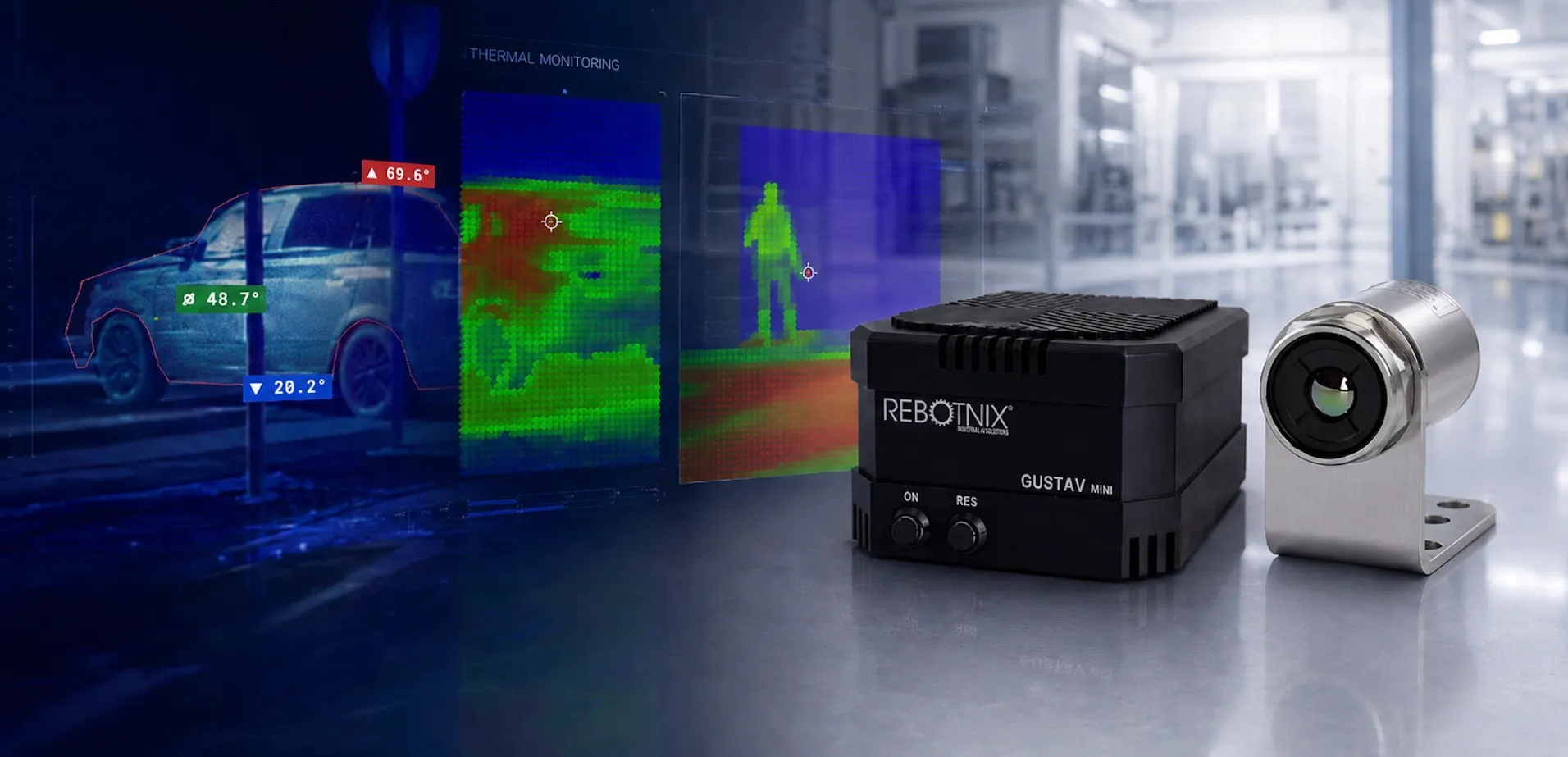 Thermal camera and REBOTNIX edge device