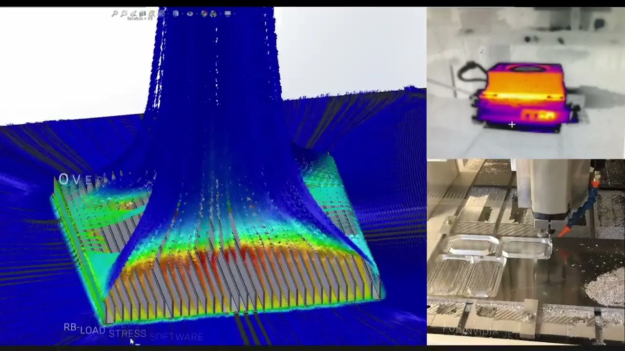 REBOTNIX test software with technical and thermal views