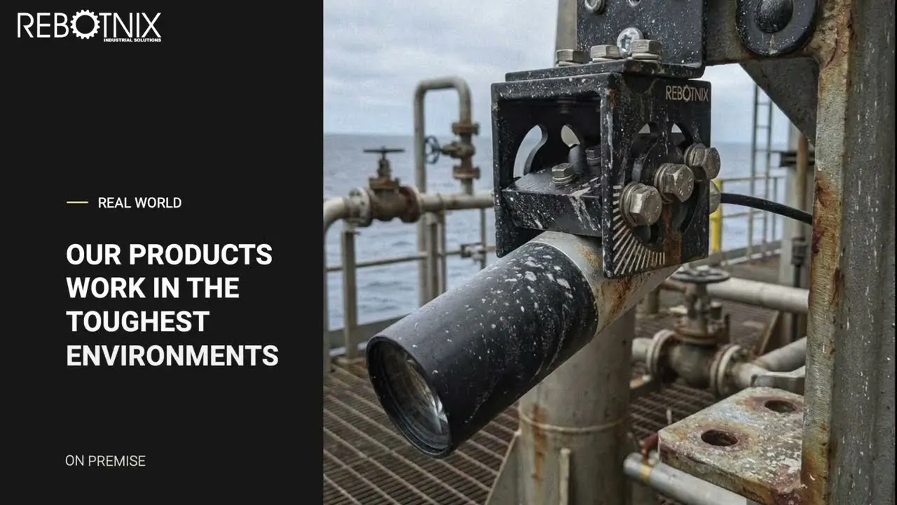 REBOTNIX industrial camera in a harsh environment